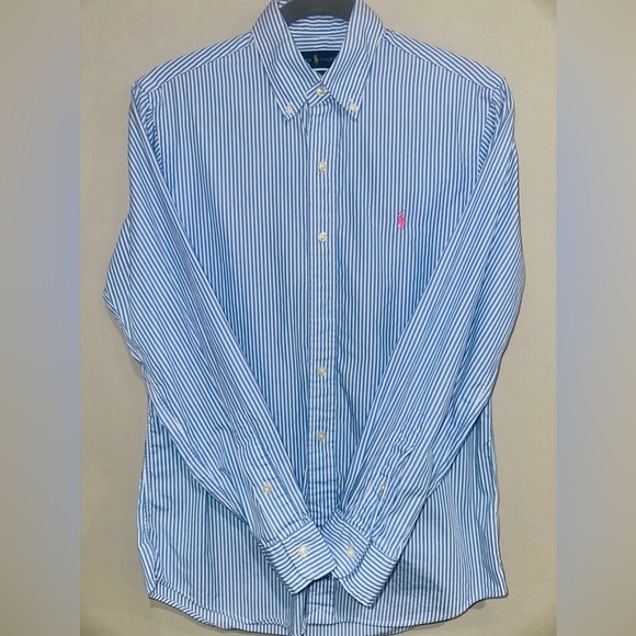 GUC• Ralph Lauren Striped Shirt • Size Small • - Picture 1 of 10